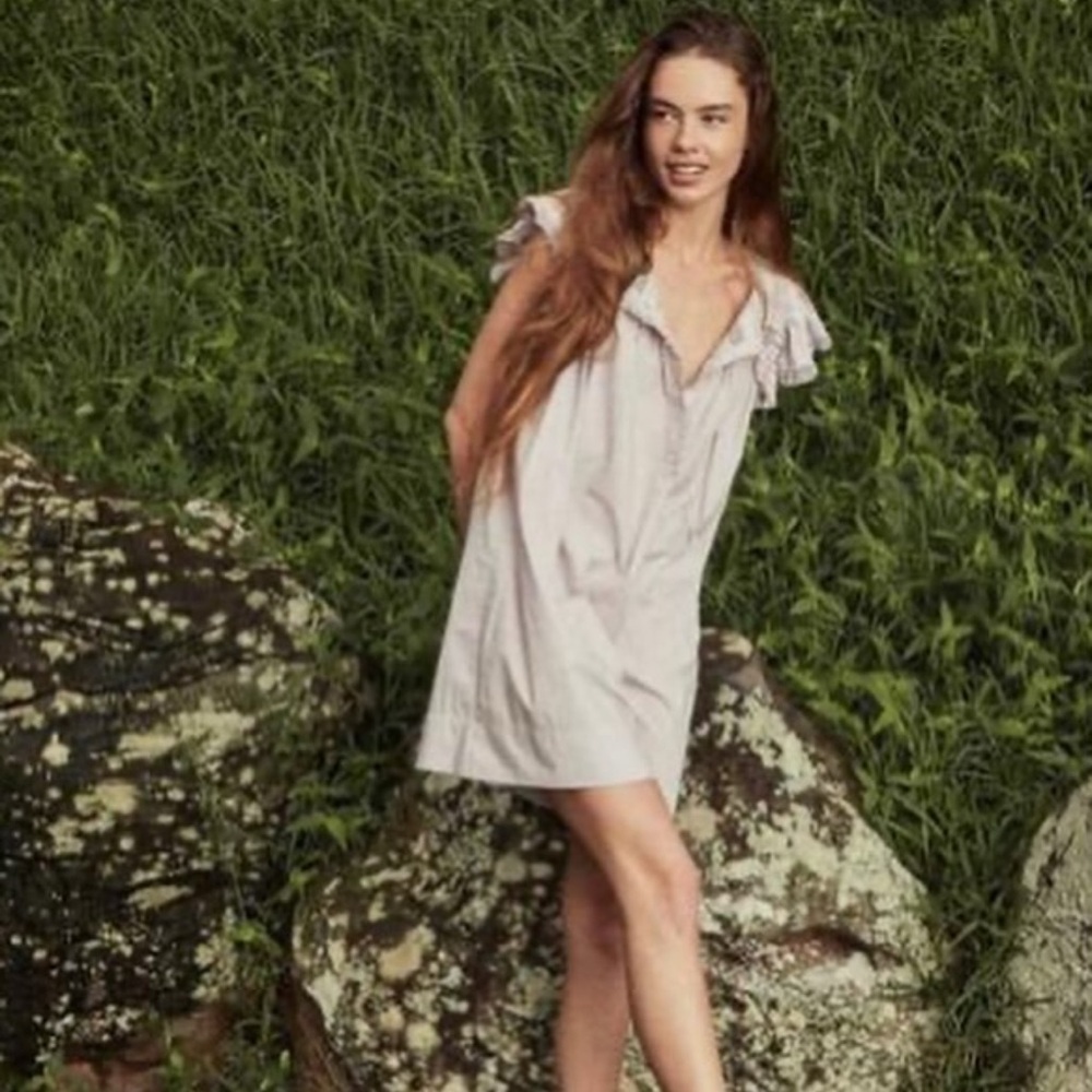 Down Elena Dress in Lilac